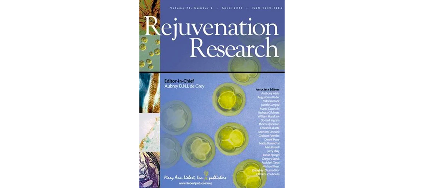 医学専門誌「Rejuvenation Research」